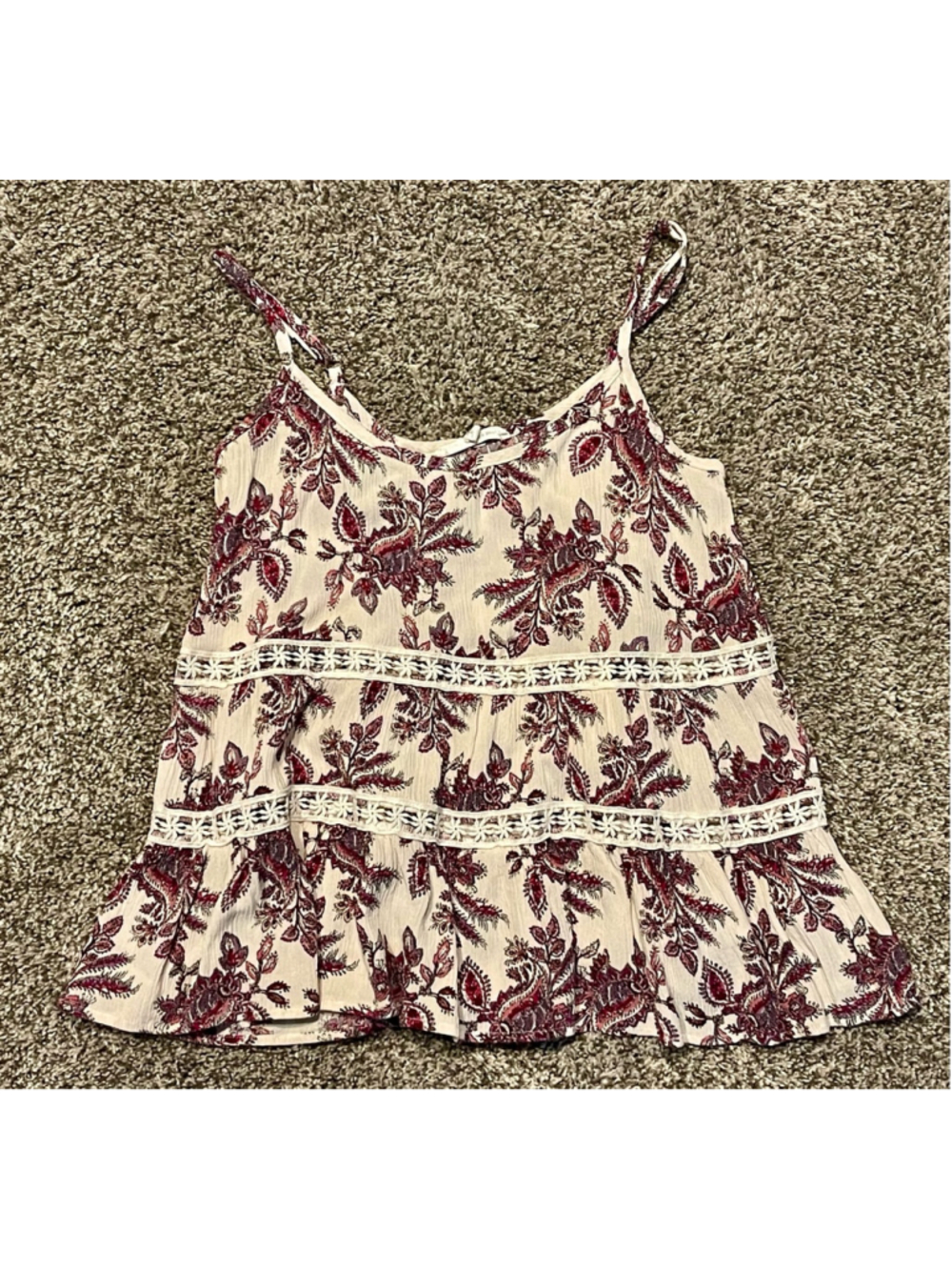 June & Hudson Tank Top, Size Small, EUC